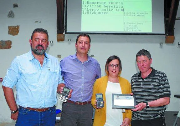 Presentación. Goyo Lekuona, Daniel Vila, Aitziber Yurrebaso y Aitor Aldasoro. 