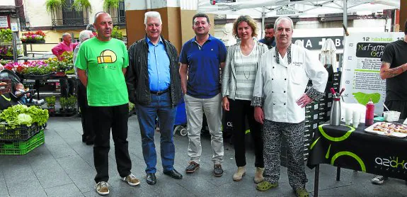 Niko Osinalde, Josi Iturrioz, José Miguel Santamaría, Leire Arandia y Juanjo Martínez de Rituerto.
