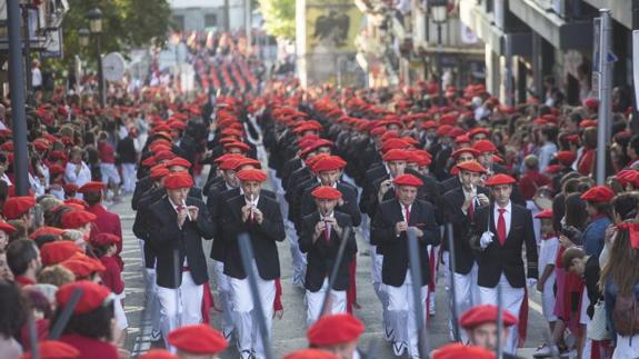 Resumen del Alarde tradicional