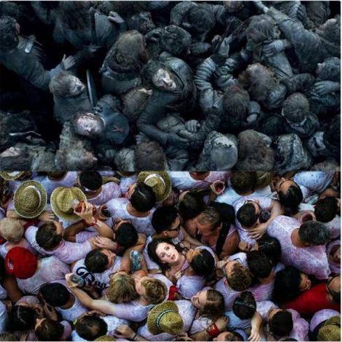 El parecido entre las dos imágenes no se puede negar