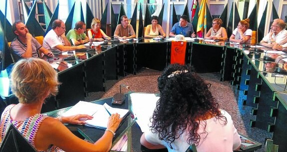 Pleno. Un momento de la sesión celebrada el pasado martes en el Ayuntamiento. 