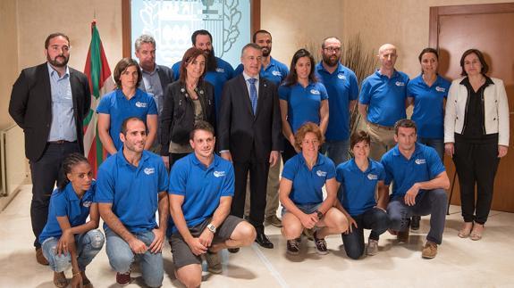 Urkullu reunido con los deportistas olímpicos vascos /