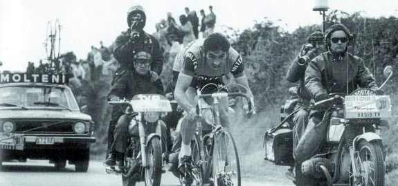 Eddy Merckx se impuso en la Vuelta de 1973 que acabó en Donostia, donde dominó también la contrarreloj.