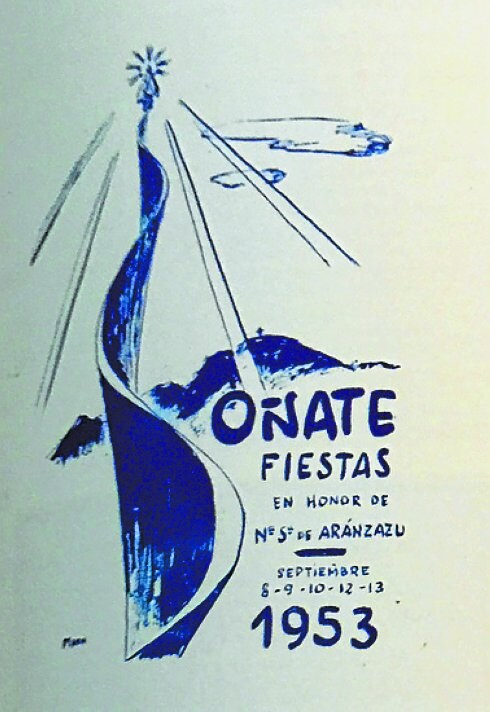 Viaje al pasado. Dos de las imágenes más antiguas que se conservan de las fiestas de Atzeko Kale y una selección de programas, el más antiguo del año 1930. 