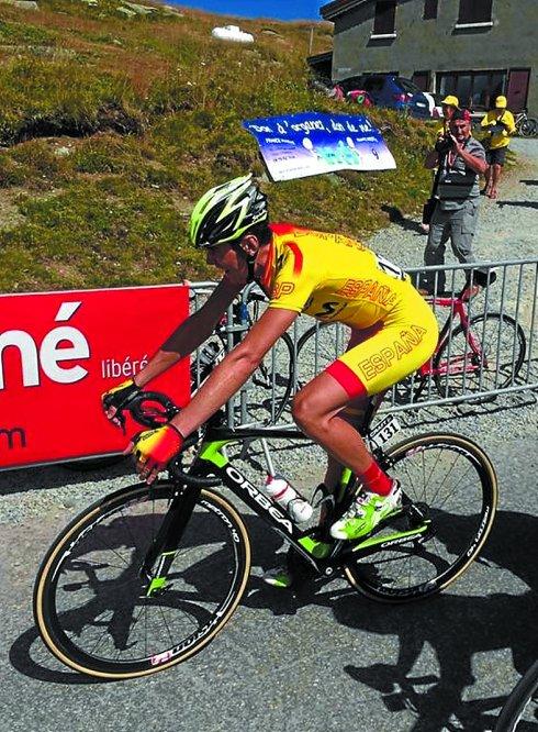 Plumelec. Europako lasterketatan Espainiako selekzioarekin. 