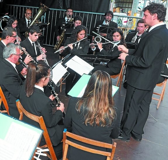 ZMB. La banda en el concierto que ofreció en Etxeberri. 