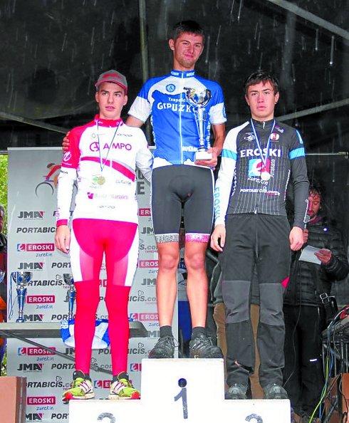 Iñigo Aranburu ocupó el tercer cajón del podio de Gipuzkoa.