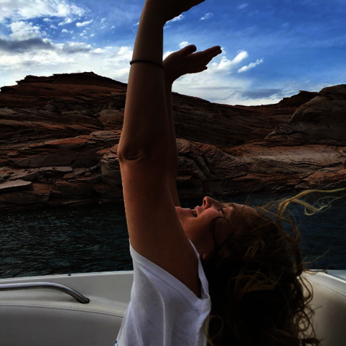 La actriz es amante de la naturaleza