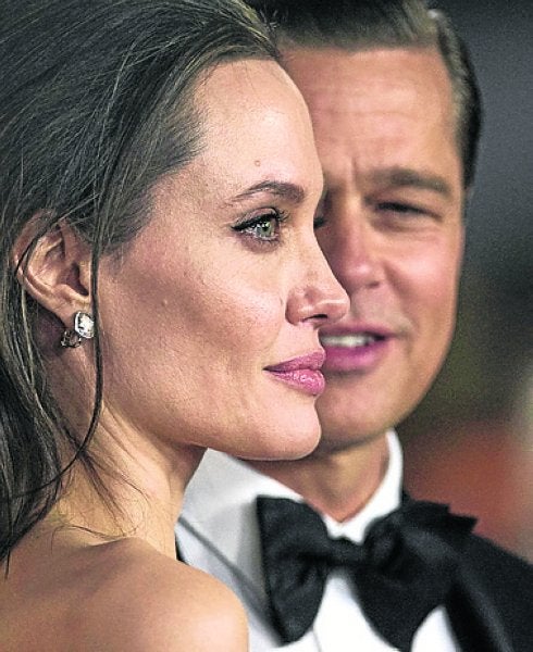 Angelina y Brad. 