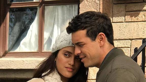 El actor Mario Casas y la modelo vasca Dalianah Arekion