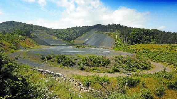 Terrenos de Eskuzaitzeta en Zubieta, en donde se construirá la planta incineradora