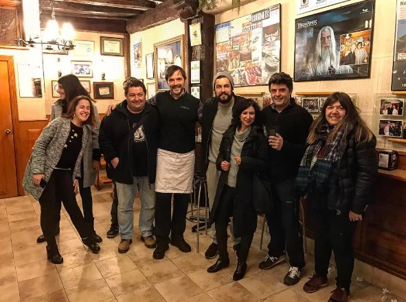 Mario Casas, a la 'rica anchoa' en Donostia