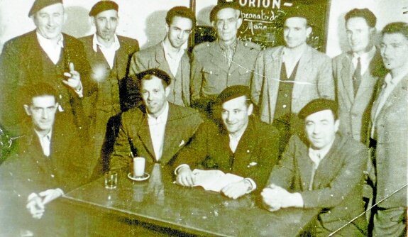 Los fundadores de Orión, sociedad que cumplirá 70 años. 