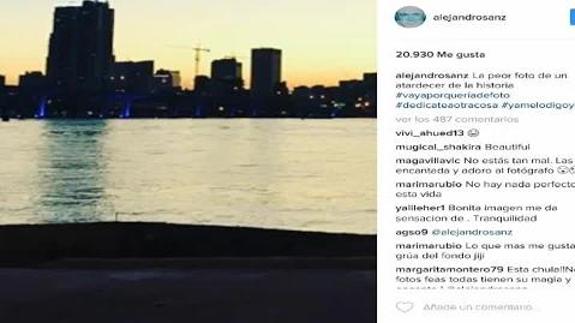 La enseñanza de Alejandro Sanz con sus peores fotos