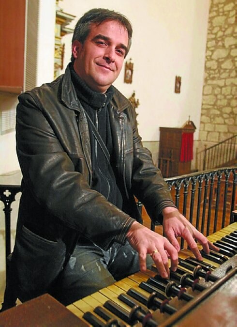 Aitor Olea en el teclado.