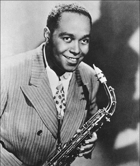 Charlie Parker "Bird", legendario saxofonista estadounidense. 