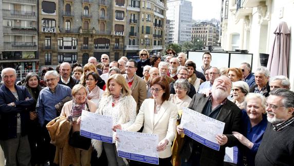 El acto de presentación del manifiesto en San Sebastián