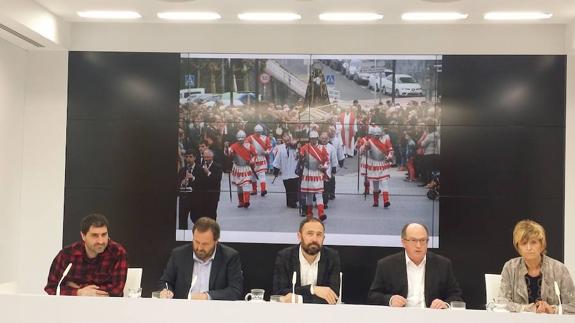 Rueda de prensa para informar sobre los datos del turismo en Semana Santa. 