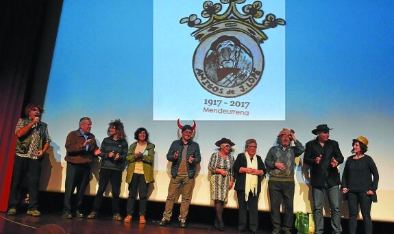 Imagen correspondiente a la presentación de la 'Asociación de Amigos de Juanito Lope', con la que arrancó el programa del centenario.