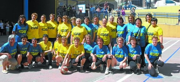 Féminas que jugaron en La Salle-CAF y BKL, décadas atrás 