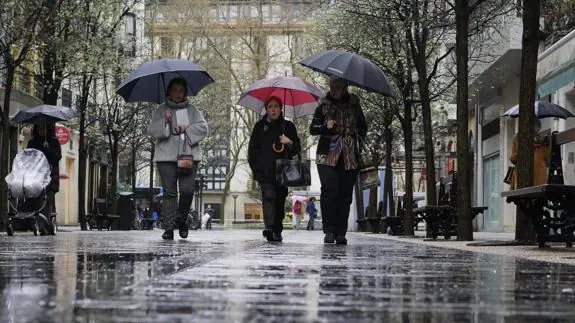 Vuelve el invierno a Euskadi, con lluvias y diez grados menos