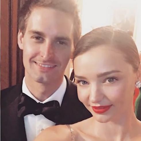 Miranda Kerr y Evan Spiegel ya son marido y mujer