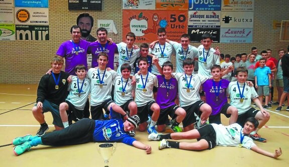 Los infantiles, campeones de Gipuzkoa, jugarán el sábado en Gasteiz el Campeonato de Euskadi. 