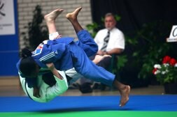 Las judokas cubanas dieron muestras de su calidad. /APREA