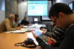 La página se presentó ayer en el Ayuntamiento. /ARIZMENDI