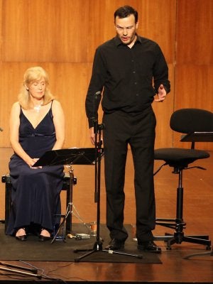 Kathleen Dineen y Andreas Scholl. /MICHELENA