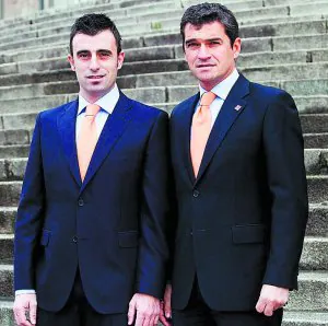 Álvaro e Igor González de Galdeano. ::
DAVID APREA