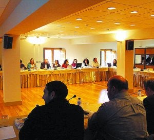 Algunos de los participantes en el encuentro. ::
A.D.C.