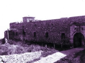 Baluarte del Mirador donde se ubicaban los 'retretes de Napoleón'. ::
FOTOTECA KUTXA