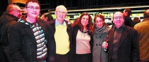 Inauguración. Andoni Luis Aduriz, José Mari Gorrotxategi, Blanca Gorrotxategi, Marisol Garmendia e Íñigo Galatas.
