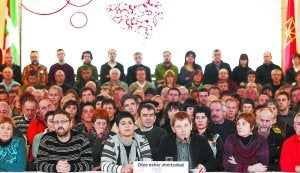 La izquierda abertzale anunció en noviembre en Pamplona la creación de un nuevo proyecto político. ::                             EFE