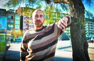 Rafael Martínez-Leal, en Donostia, donde habló invitado por Gautena. ::                             JOSE USOZ