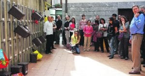 Representantes municipales acompañaron a los invitados en el recorrido que realizaron ayer por el Casco. ::
MARÍA