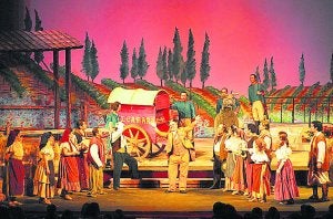 Escena de la ópera 'El elixir del amor'.