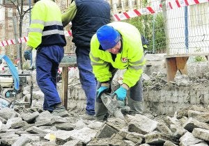 Obras. Los trabajos en la Alameda de Gamón se desarrollan de forma rápida. ::
ARIZMENDI