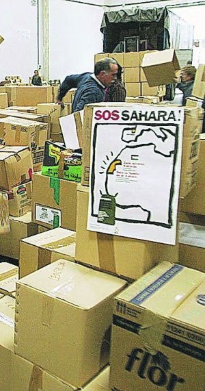 Alimentos para el Sáhara.