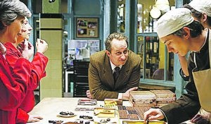 Secuencia de la película 'Tímidos anónimos'.