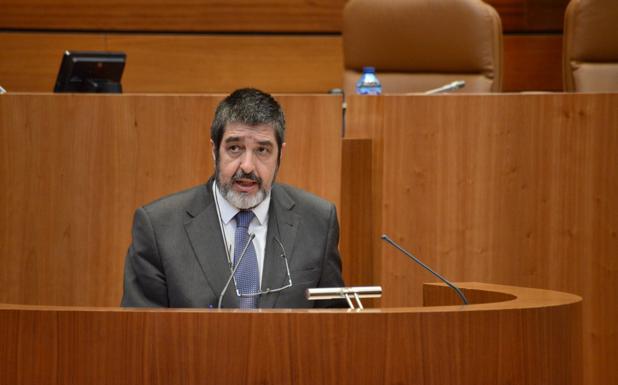 El procurador de Ciudadanos en las Cortes de Castilla y León, Manuel Mitadiel.