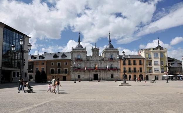 Plaza del Ayuntamiento de Ponferrada.