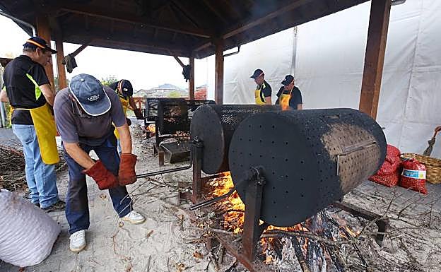 Celebración de un magosto en el Bierzo.