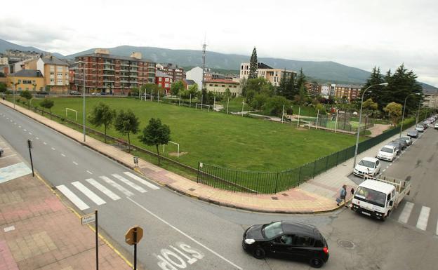 Parcela donde se ubicará el centro de salud.