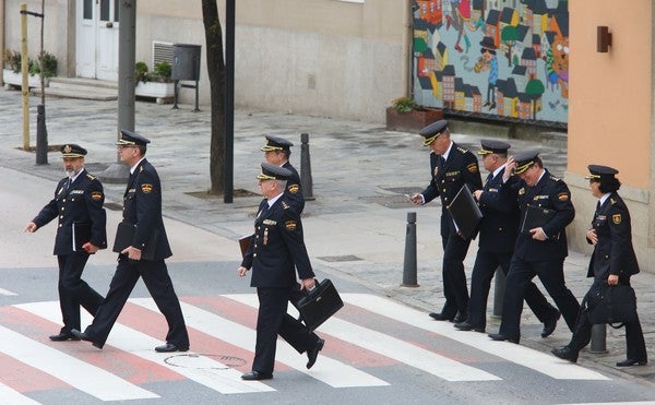 Fotos: Reunión de la Junta Regional de Seguridad en Ponferrada