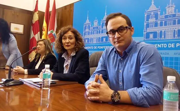 Álvaro Rajo, el día de su presentación en el Ayuntamiento de Ponferrada-