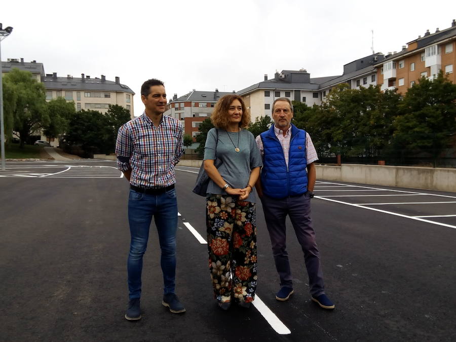Fotos: Nuevo aparcamiento en la zona alta de Ponferrada
