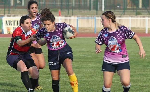 Imagen del partido femenino.