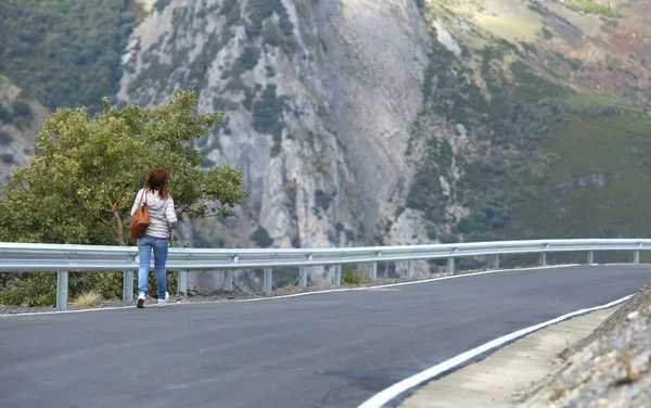 Fotos: Visita a la carretera de acceso a Peñalba de Santiago desde el Mirador de la CruzZ